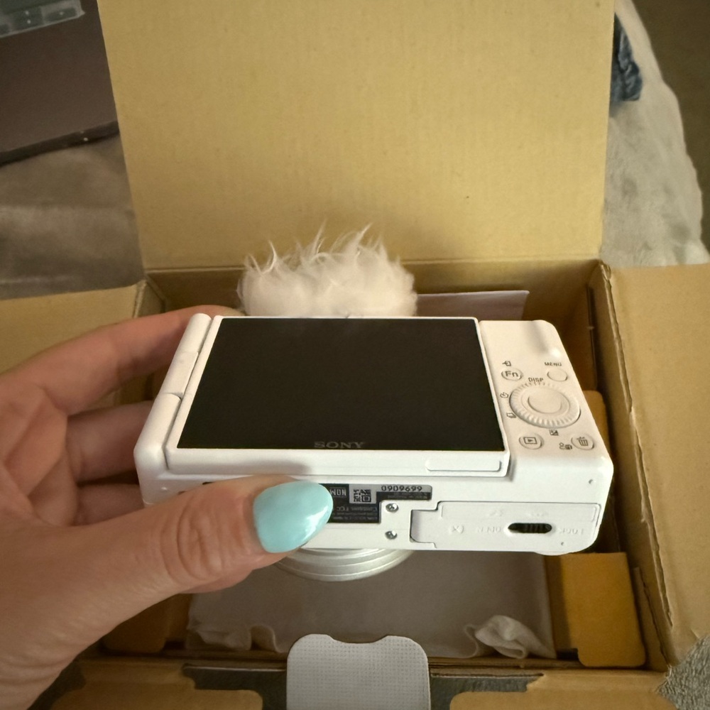 Sony Compact White Camera